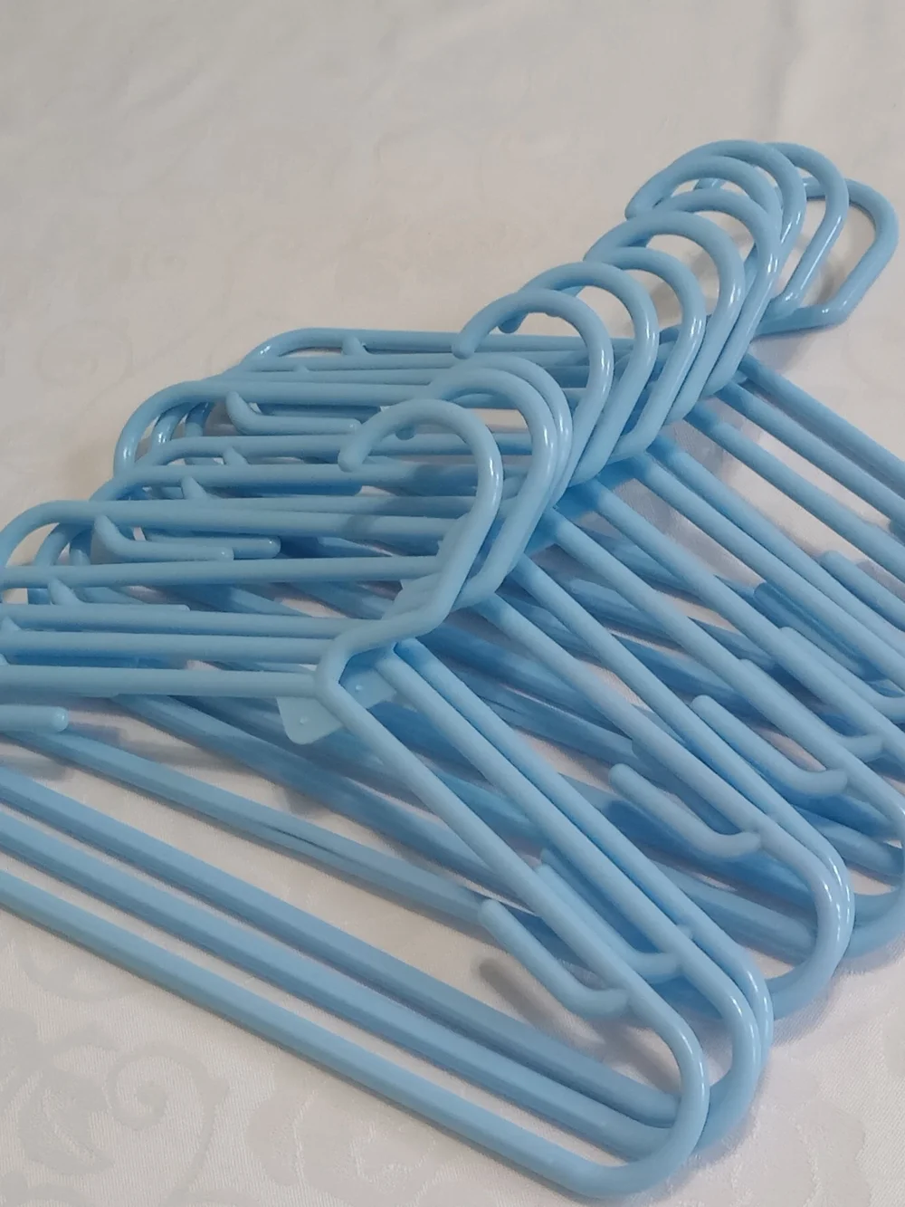 Blue Plastic Non-Slip Closet Hangers - Pack of Multiples